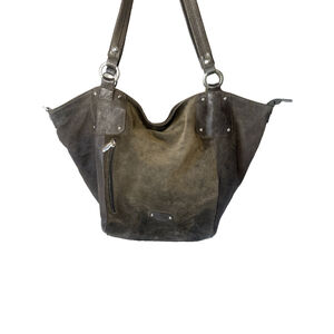 Cristina slouchy hobo RUSTIC Leather Bag TOTE SATCHEL Handbag Italy LARGE